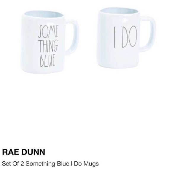 🆕️ Something Blue & I Do Rae Dunn Mug Gift Set - Picture 3 of 4